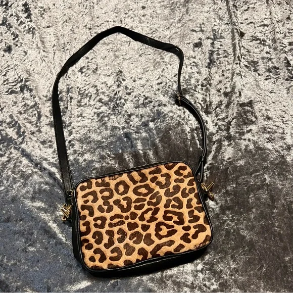 margot | Bags | Margot Leather Leopard Print Crossbody  display picture 1